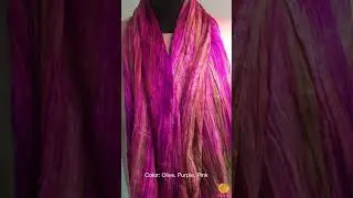 Multi Color Silk Scarf Collection - Pink Scarf From H&J Company