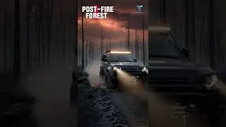 Defender OCTA 2026 | POST-FIRE FOREST TERRAIN &ndash; ASH & DEBRIS #offroad #carshorts