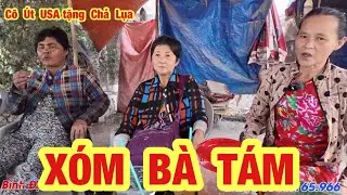Việt Kiều Mỹ tặng qu&agrave; cho mẹ Trọng S&uacute;n c&ugrave;ng hội b&agrave; t&aacute;m x&oacute;m nh&agrave; l&aacute; chọc C&ocirc; Nhi tỷ tỷ cười xĩu