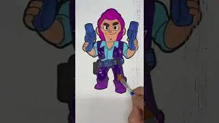 Brawl Stars Glitter Sparkle Coloring Page #brawlstars #brawlstars