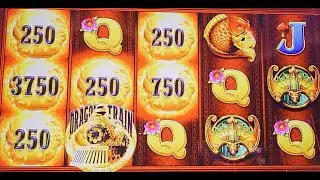 Getting the DRAGON TRAIN...OH YEAH....@That Slot Guy #slots #casino #pokies