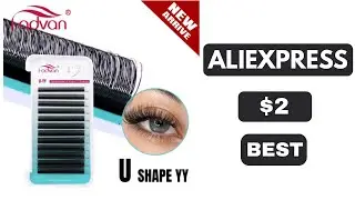 Fadvan U Shaped YY Parallel Flower Fake Eyelashes Cosplay Double Tips Lashes 2D YY Lashes Premade Fa