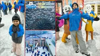 Snow City Banglore bahot enjoy Kiya friends #viralvideo #snowcity 