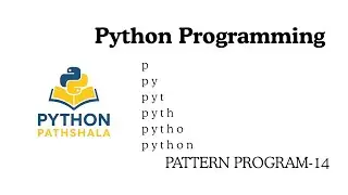 Python Pattern Printing Tutorial in Hindi | PYTHON Name Triangle Pattern | Python Program