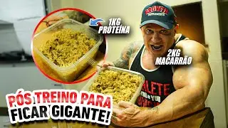 PÓS TREINO PARA FICAR MONSTRO - MACARRÃO ANABÓLICO DO FABIO GIGA - 3KG DE COMIDA