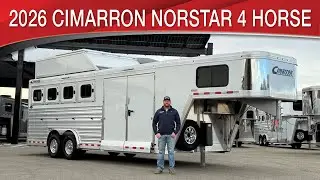 2026 Cimarron Norstar 4 Horse Gooseneck With Trainer Tack