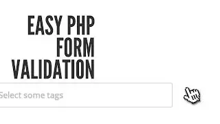Easy PHP Validation: Database (4/4)