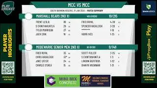 Marshall Bears 2nd XI v Modewarre Senior Men 2nd XI