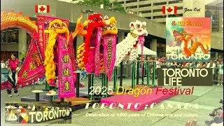 The 6th annual TO Dragon Fest 2025   Downtown TORONTO Nathan Phillips Square #TorontoLife #Canada