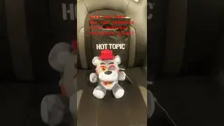 fnaf lefty jazwares plush exclusive to hottopic! #fnafmerch #freddyfazbearspizza #fnaf #fnafplush