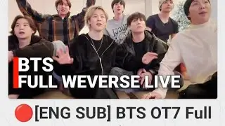 🔴[ENG SUB]BTS OT7 FULL Weverse live (01.01.2026)jin, suga, j-hope, Rm ,Jungkook ,V