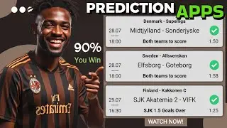 🔥🔥Win Daily with these 2 Football Apps 🔥🔥 #football predictions today #win daily #soccer predictions