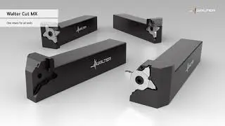 Walter CUT MX grooving insert and G3011/G3021 monoblock tool