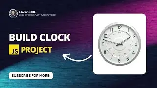 ASMR Programming - Clock App With JavaScript - No Talking