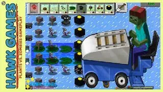 Plants vs. Zombies 1 Mod Minecraft - Pool 6 🙈🙈🙈🙈