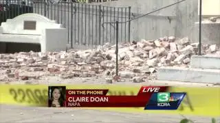 Napa earthquake damages historic buildings, roads