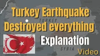 Turkey Earthquake Destroyed  everything 😳 || World's Top ||
