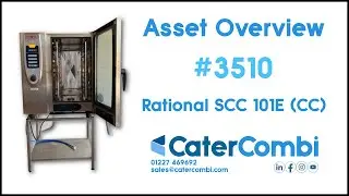 Rational SCC 101 Electric Combi Oven with Care Control - CaterCombi Asset 3510
