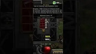 ALWAYS triple check when making an INFINITY #diablo2resurrected #d2r #diablo2 #nostalgicgames