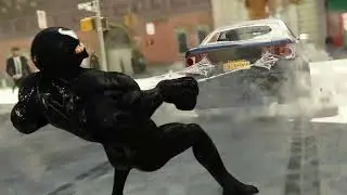 TOM HARDY'S VENOM Skin MOD GAMEPLAY! - MARVEL'S SPIDER MAN REMASTERED [UHD 60FPS]