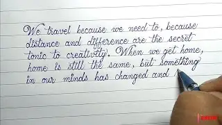 Most Satisfying Simple Handwriting With Ball Pen | Simple And Attractive Writing |