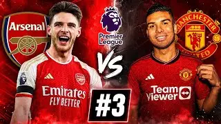 STARCIE GIGANT&Oacute;W! 😱 Arsenal vs Man United | Tryb Kariery Arsenal fc 24 #3
