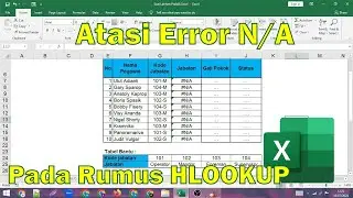 Cara Mengatasi HLOOKUP Error N/A di Excel