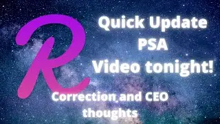 Reef Finance Fud Update - Quick Correction Full Video Tonight