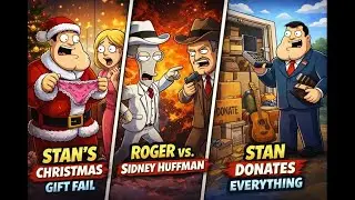 Stan's Christmas Gift Fail, Roger vs. Sidney Huffman & Stan Donates Everything
