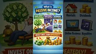 Passive Income Explained | Make Money While Sleeping #passiveincome #financeshorts