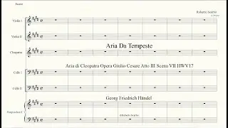 Aria Da Tempeste   Cleopatra   Opera Giulio Cesare GF Haendel