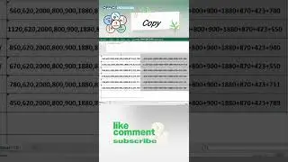 sum if comma exist in cell #excelshortsvideo #how #howto #english #shorts