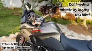 Ownership review of TVS RTX300 | Top model - Tarn bronze | MaheshRevs