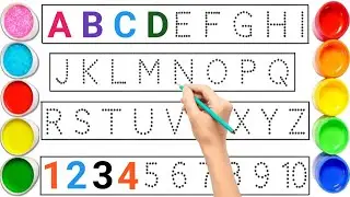 ABCD Alphabets Counting from A to Z | Numbers & Letters Learning for Children