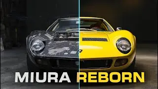 ASMR Car Restoration Abandoned Yellow Lamborghini Miura P400 1967 Full Rebuild  Silent V12 Revival