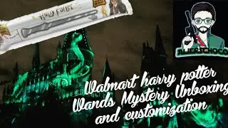 Harry Potter Walmart mystery wand Unboxing/customization!