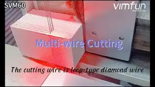 Multi wire cutting machine 4 wire cutting machine-Vimfun Endless Diamond Wire Saw