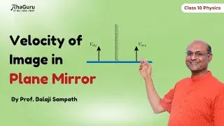 Image Velocity in Plane Mirror | Chapter 9 Light | Reflection and Refraction | Optics | JEE + CBSE