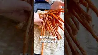 Kabanosy drobiowe - pełny przepis znajdziesz w komentarzu 👇🏻#kabanosy #food
