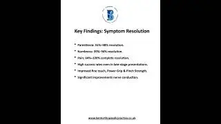 Outcomes after surgery for  Severe Carpal Tunnel Syndrome