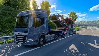 2 Big Product Trailer Trasporting | Big Machine And Container Trasporting | Euro Truck Simulator 2
