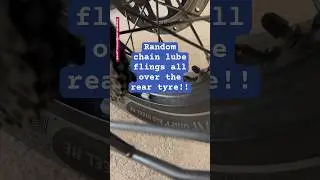 Do you clean your rear tyre after lubing your chain? #srinivasganesh #diy #himalayan450