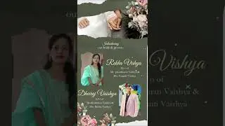 Are you also feeling bored of boring invitations? So, contact us now #digitalinvites #elegantinvite