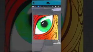 How to draw an eyeball using procreate digital art app #procreatedigitalart