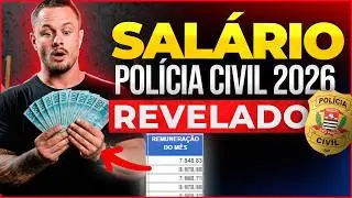 QUANTO GANHA UM POLICIAL CIVIL 2026?