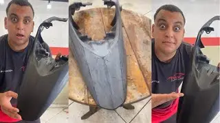 COMO RESTAURAR PLÁSTICOS QUEIMADOS ? ( XRE 300cc )