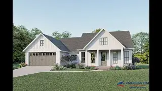 MODERN FARMHOUSE PLAN 041-00221 WITH INTERIOR