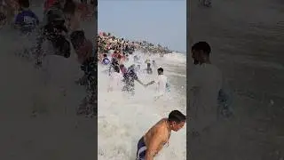 Jackpot Radhe Radhe Waves 🌊🏖️ #waves #digha #beach #viral #shorts