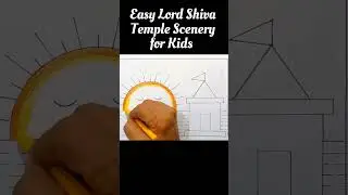 Easiest Temple Scenery for Kids#shorts #youtubeshorts#shortsfeed