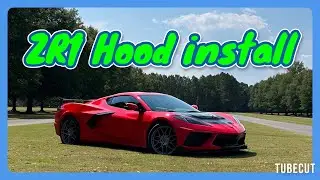Установка капота на Corvette ZR1 C8 #foryou #fypシ゚viral #fypviralシ #fyp #corvette #c8 #foryoupage...
